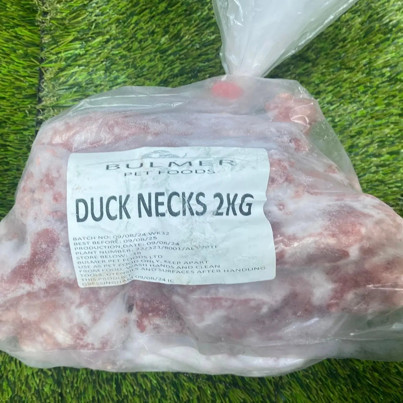 Duck necks 2kg for dogs