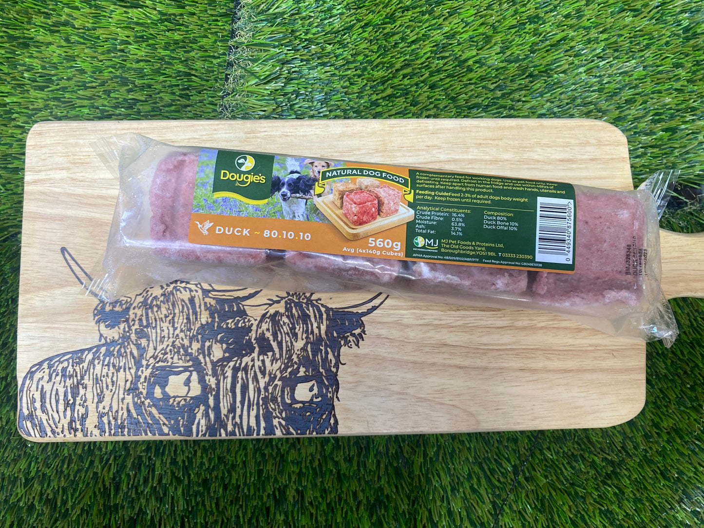 Natural duck for dogs