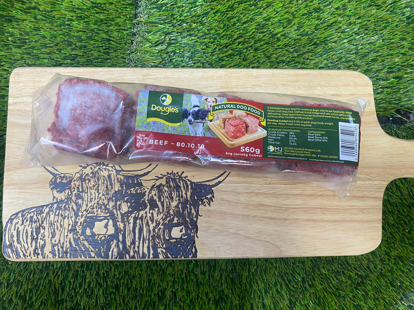 Natural beef for dogs