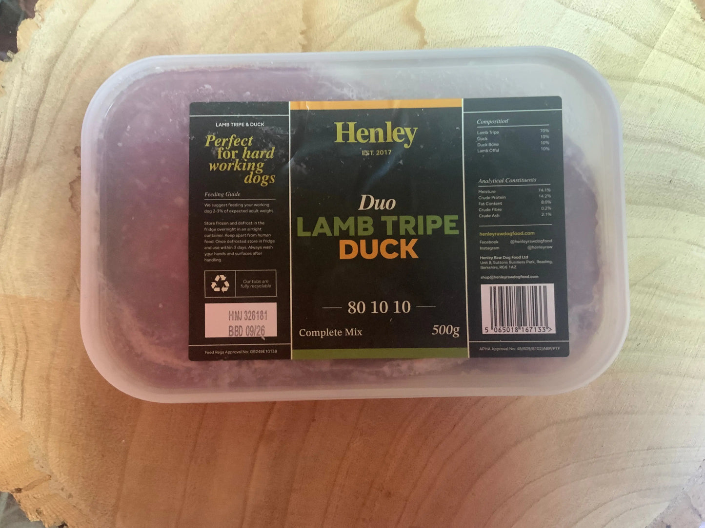 Henley’s raw UTA K9