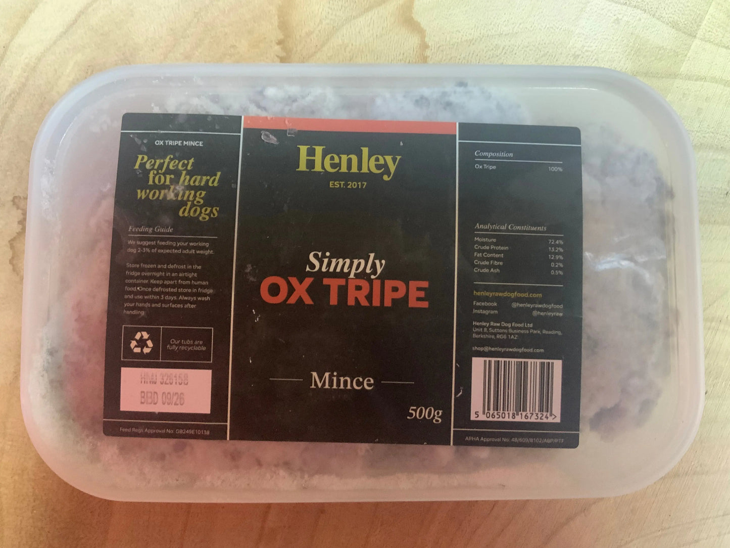 Henley’s raw UTA K9