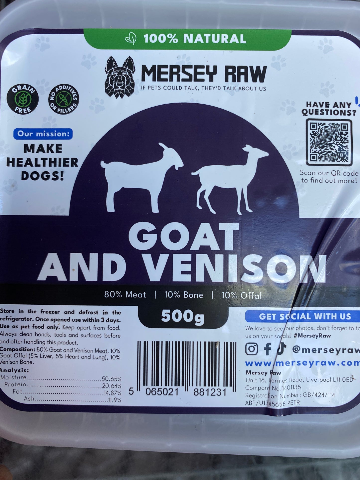 Mersey raw UTA K9