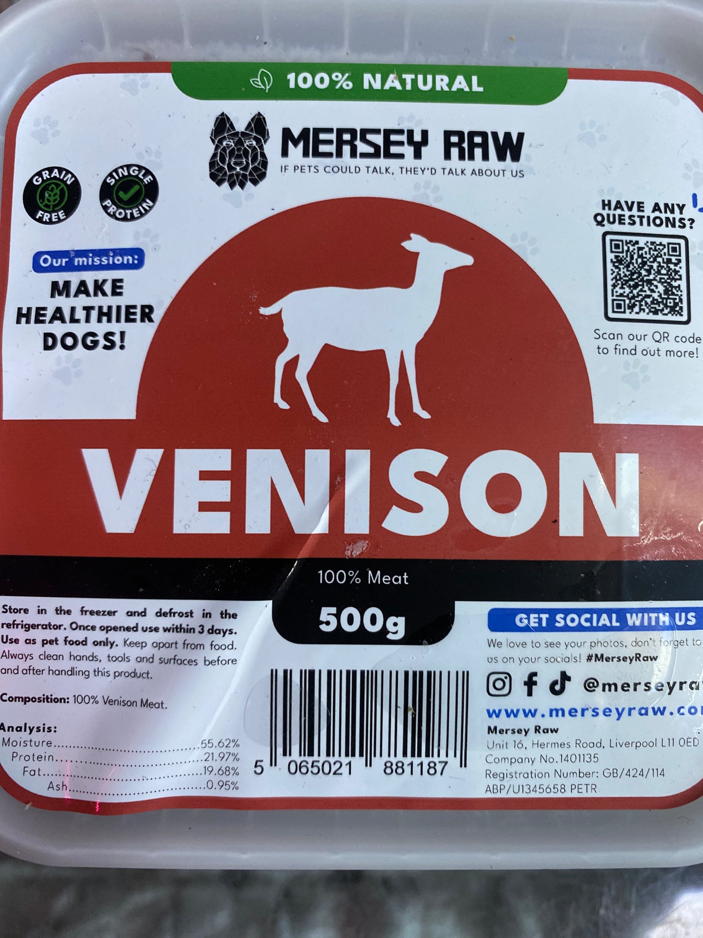 Mersey raw UTA K9