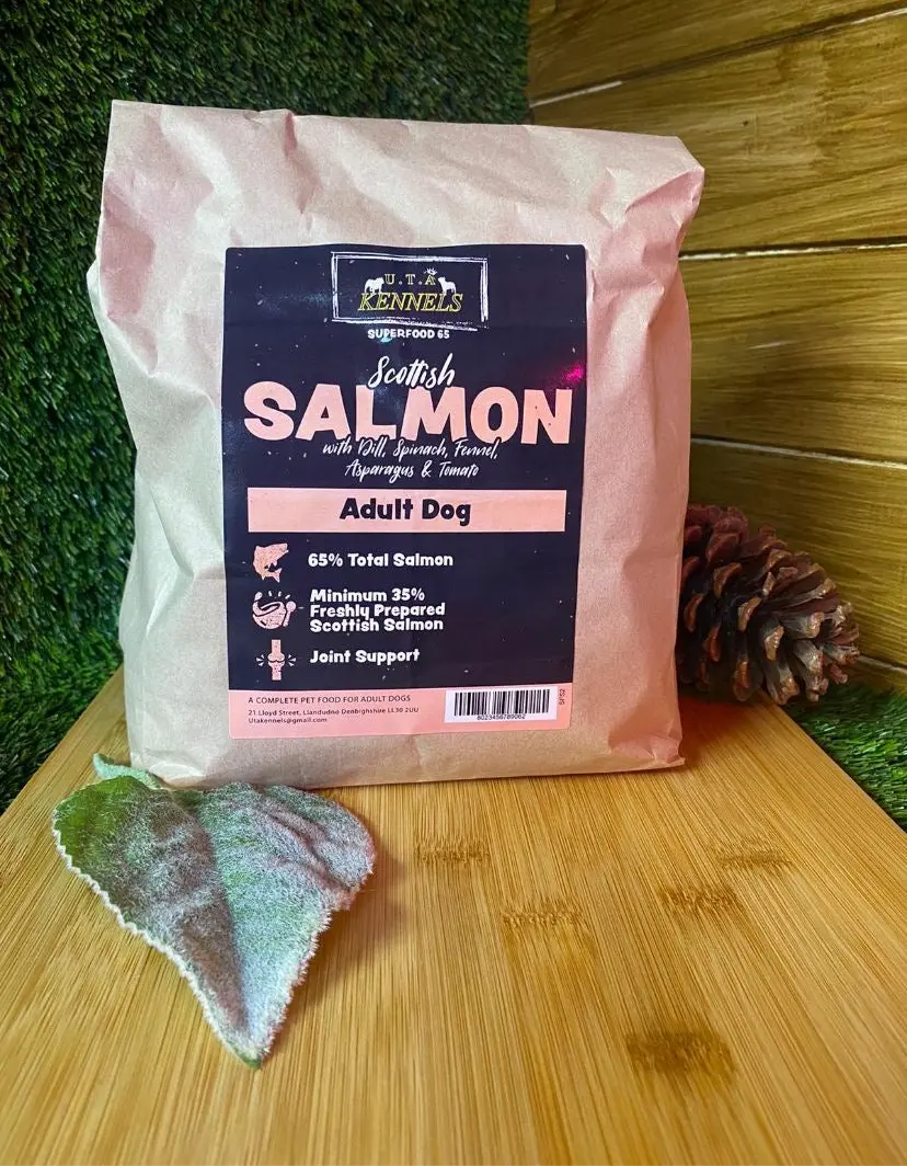 Superfood 65 Kibble - Scottish Salmon (small) UTA Kennels