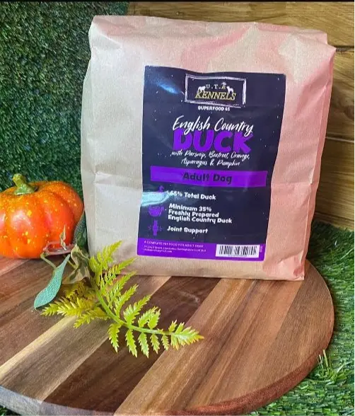 Superfood 65 Kibble - English Country Duck (small) UTA Kennels