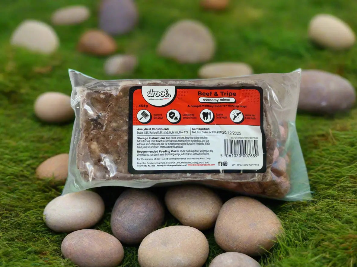 DROOL Raw Dog Food - PURCHASE & DELIVERY FOR ‘LL’ POSTCODES ONLY UTA Kennels