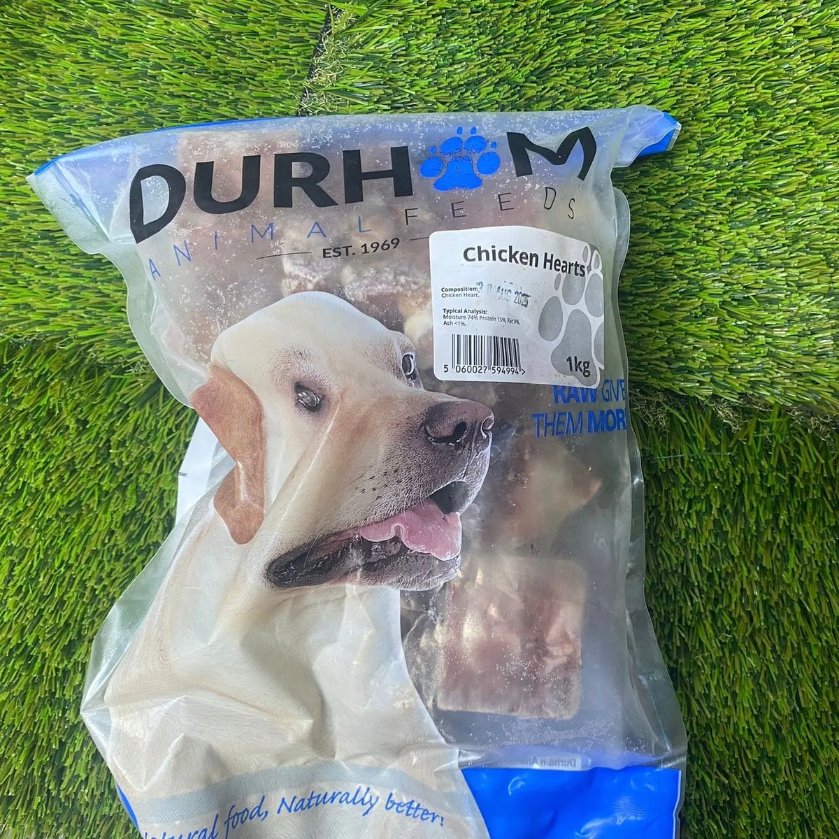 Chicken hearts for dogs