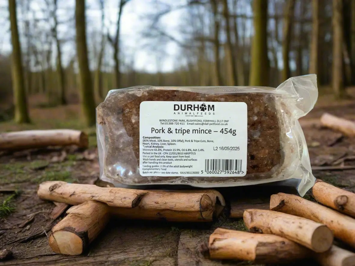 Durhams Raw Dog Food - PURCHASE & DELIVERY FOR ‘LL’ POSTCODES ONLY UTA Kennels
