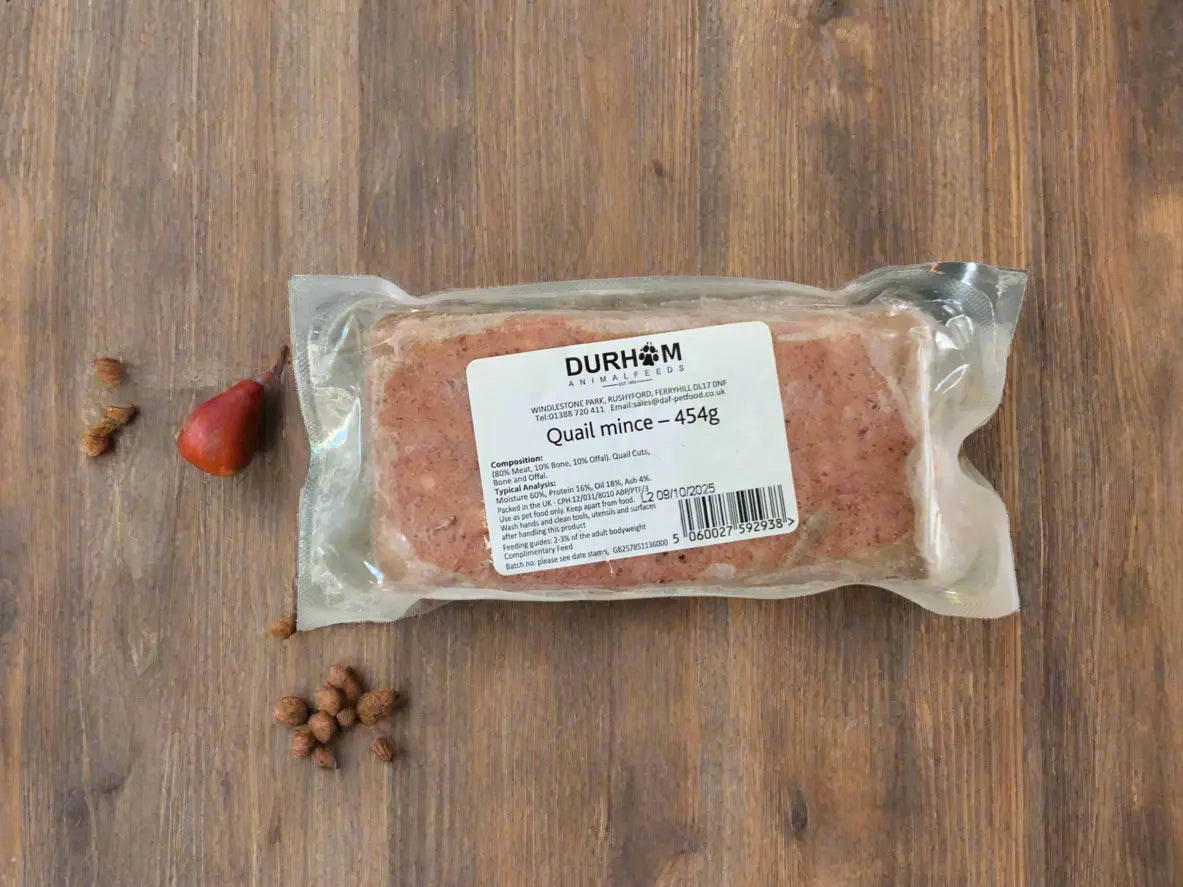 Durhams Raw Dog Food - PURCHASE & DELIVERY FOR ‘LL’ POSTCODES ONLY UTA Kennels