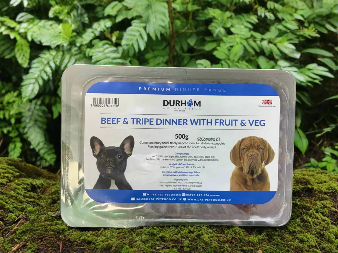 Durhams Raw Dog Food - PURCHASE & DELIVERY FOR ‘LL’ POSTCODES ONLY UTA Kennels