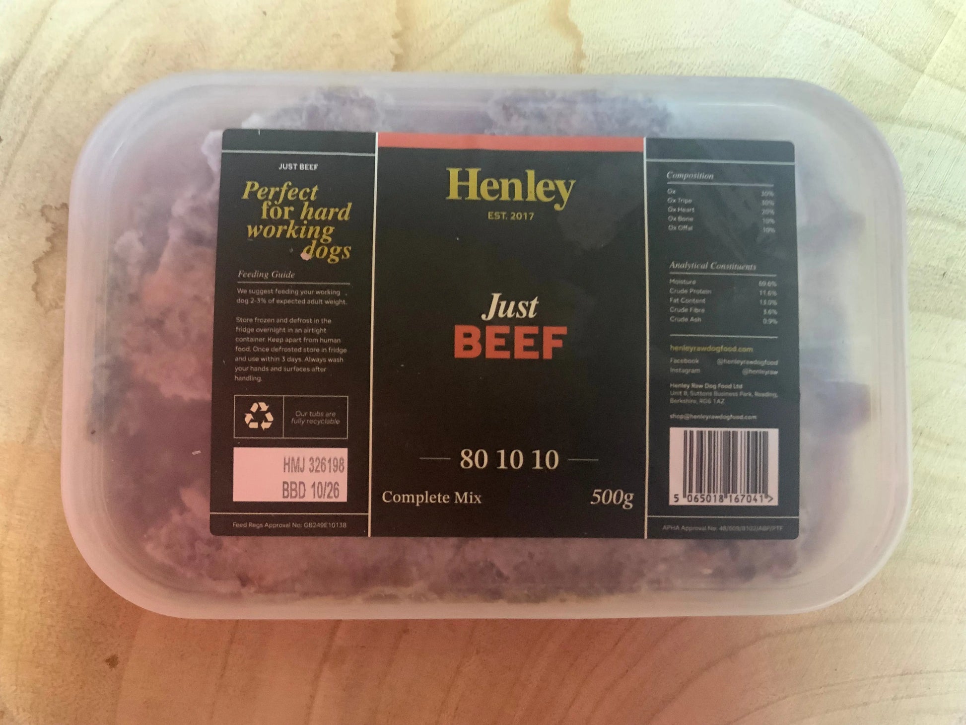 Henley’s raw UTA K9
