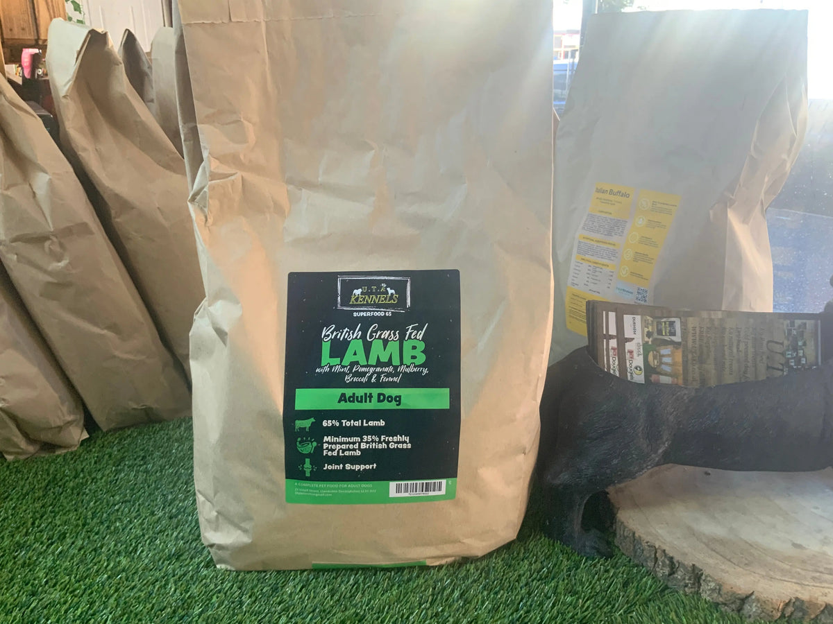 Super 65 kibble - British grass fed lamb 6kg UTA K9